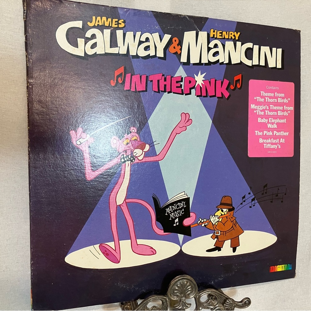 Vintage Pink Panther In The Pink Soundtrack Vinyl LP Henry Mancini James Galway